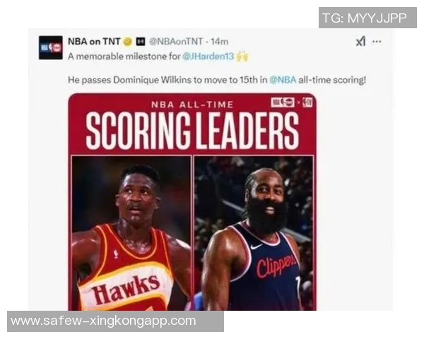 哈登创纪录109次完成四分打成为历史上3加1最多球员库里紧随其后